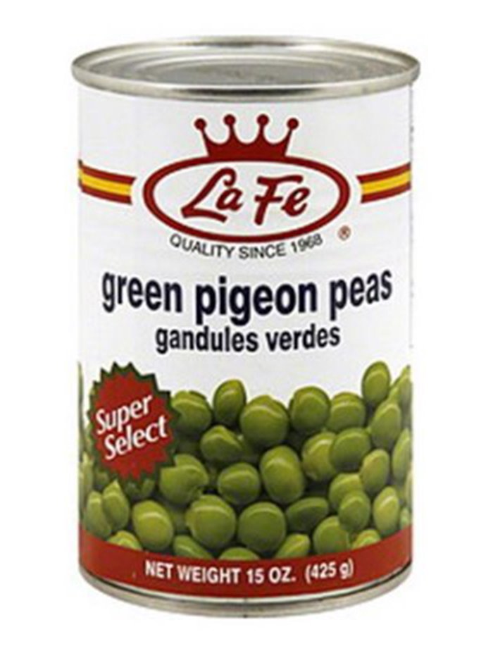 5841 - La Fe Gandules Verde - 15 oz. (Case of 24) - Box:  - Loc: G13