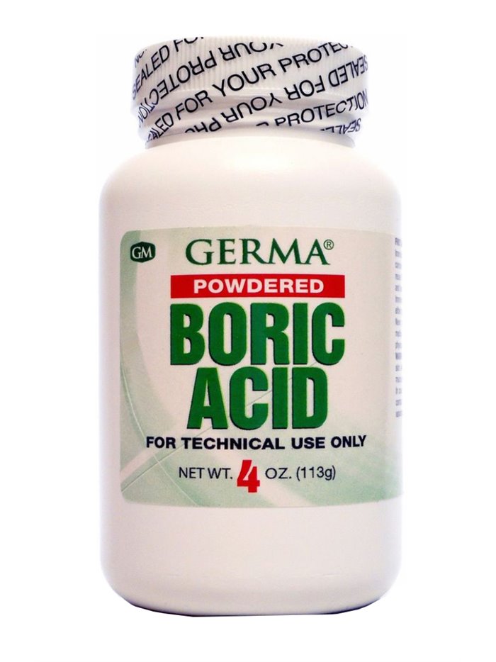4752 - Boric Acid Powdered - 4 oz. - Box:  - Loc: O4
