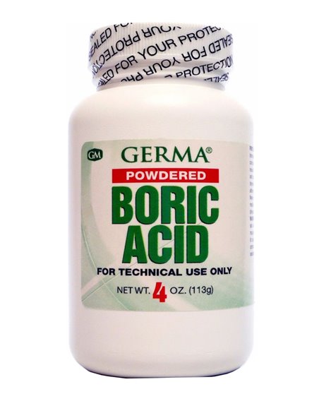 4752 - Boric Acid Powdered - 4 oz. - Box:  - Loc: O4