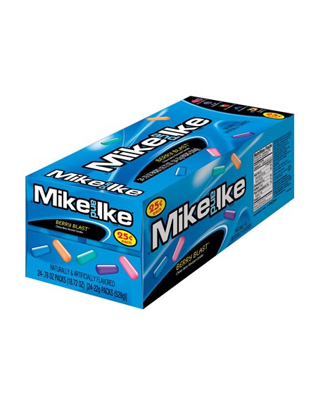 544 - Mike & Ike Berry Blast - 24ct - Box:  - Loc: L8