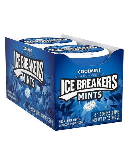 1424 - Ice Breakers Mints, Coolmint - 8ct/1.5 oz. - Box:  - Loc: N2