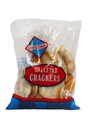 1580 - Cristina Crackers - 3 oz. (Case of 24) - Box:  - Loc: Q3
