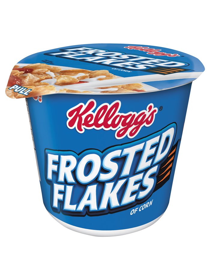 1648 - Kellogg's Frosted Flakes Cereal Cups - 6 Pack - Box:  - Loc: M2