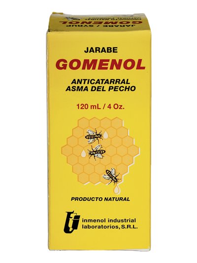 5163 - Imenol Gomenol Syrup With Honey - 4 fl. oz. - Box:  - Loc: K1