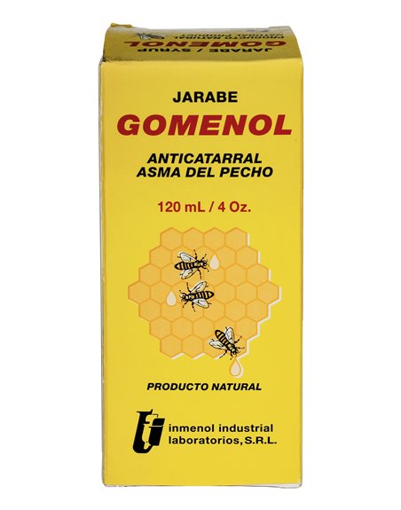 5163 - Imenol Gomenol Syrup With Honey - 4 fl. oz. - Box:  - Loc: K1