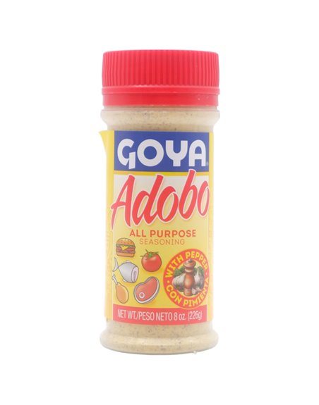6644 - Goya Adobo With Pepper ( Con Pimienta ) - 8 oz. - Box:  - Loc: G11