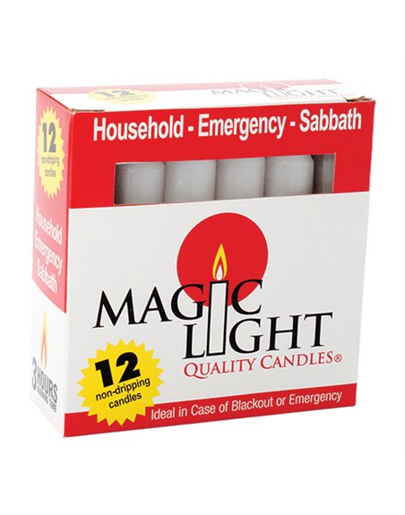 7190 - Magic Light Candle 3 Hrs -  12 Count (Sabbath) - Box:  - Loc: H11