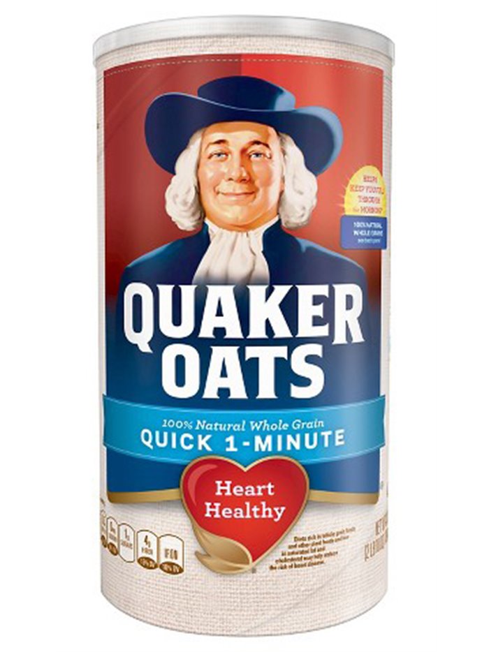 11543 - Quaker Oats Quick 1-Minute - 18 oz. (Pack of 12) - Box:  - Loc: H3