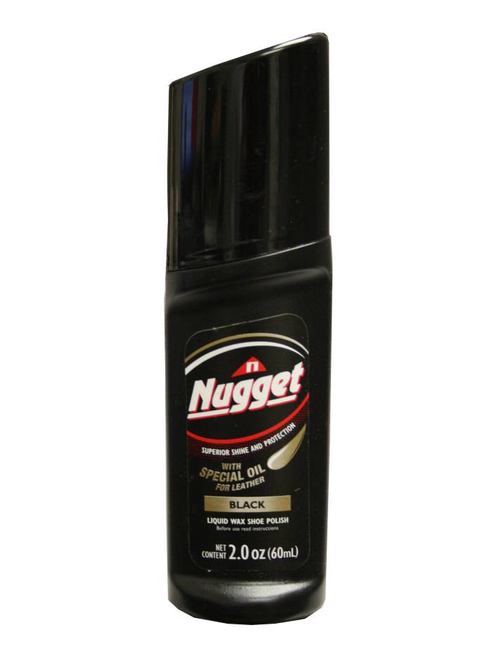 12069 - Nugget Liquid Black Shoe Polish, 60ml - Box:  - Loc: J5