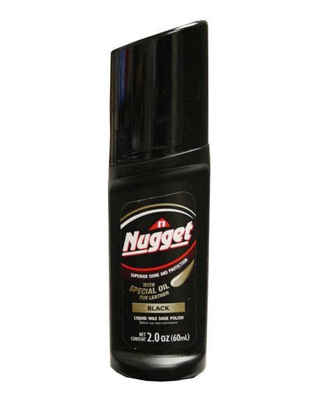 12069 - Nugget Liquid Black Shoe Polish, 60ml - Box:  - Loc: J5
