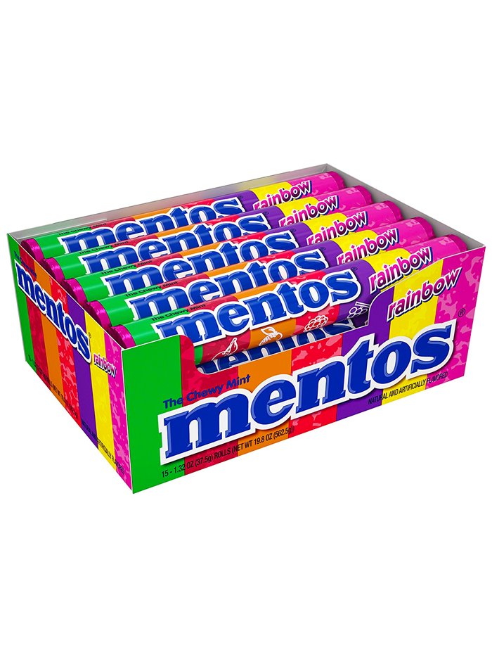 12236 - Mentos Rainbow - 15/16ct - Box:  - Loc: M11