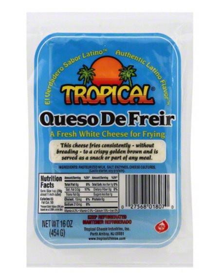 13329 - Tropical Queso De Freir ( White ) - 16 oz. (Case of 12) - Box:  - Loc: NV-7