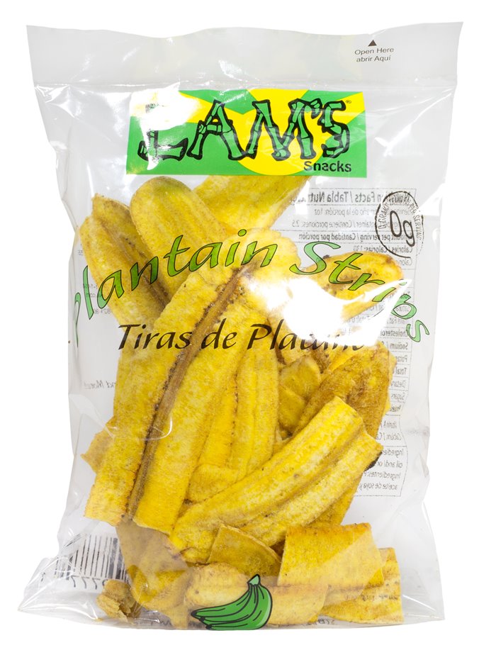 14591 - Lam's Plantain Strips, Regular - 2.5 oz (Case of 24) - Box:  - Loc: N5