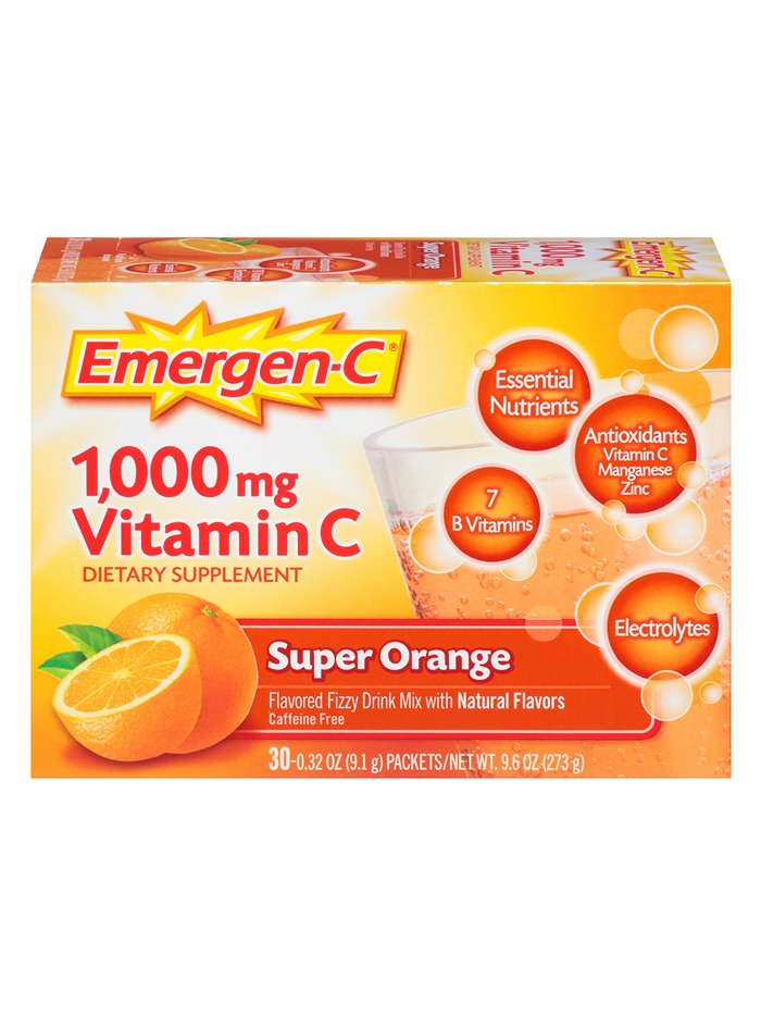 15174 - Emergen-C Vitamin C, Super Orange - 30 Bags - Box:  - Loc: N1