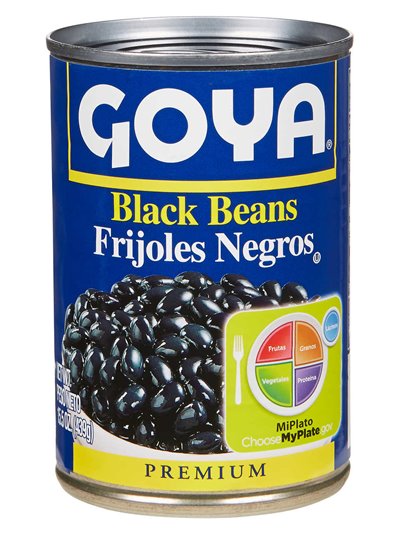 15731 - Goya Black Beans - 15.5 oz. (Pack of 24) - Box:  - Loc: G11