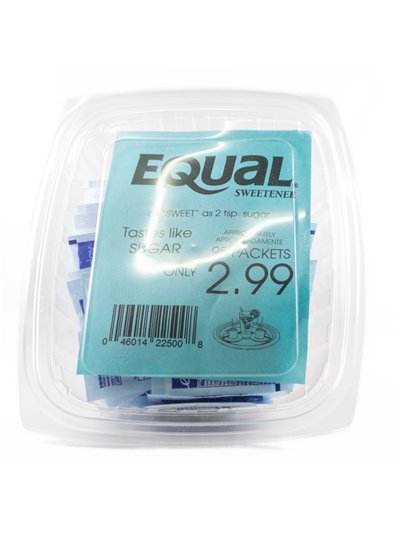 12495 - Equal Sweetener - 95 Packets - Box:  - Loc: H2
