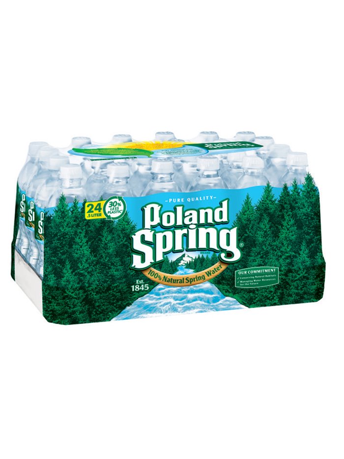 15753 - Poland Spring Water - 16.9 fl. oz. (24 Pack) - Box:  - Loc: A9