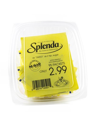 15776 - Splenda Sweetner - 95ct. (Case of 24) - Box:  - Loc: H2