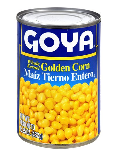 9178 - Goya Whole Kernel Golden Corn - 15.5 oz. (Pack of 24) - Box:  - Loc: G11