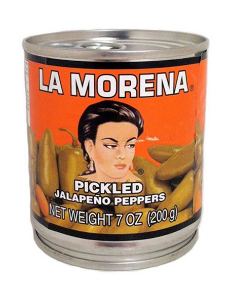 14000 - La Morena Pickled Jalapeño Peppers - 7 oz. (Pack of 24) - Box:  - Loc: H11