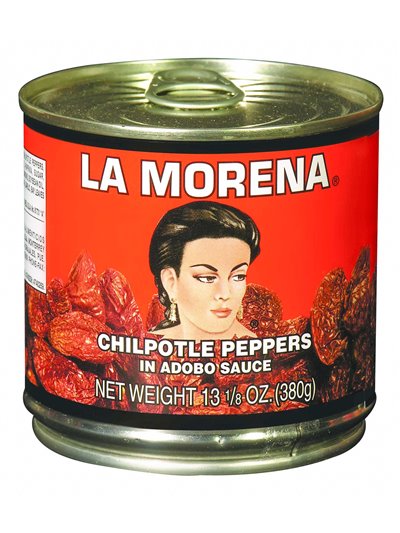 13557 - La Morena Chipotle Peppers In Adobo Sauce - 13 oz. (Pack of 12) - Box:  - Loc: H11