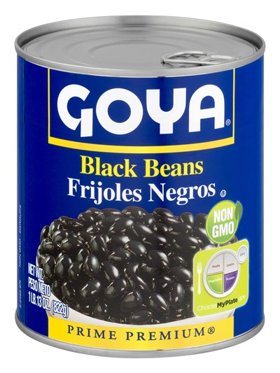 6685 - Goya Black Beans - 29 oz. (Pack of 12) - Box:  - Loc: G9