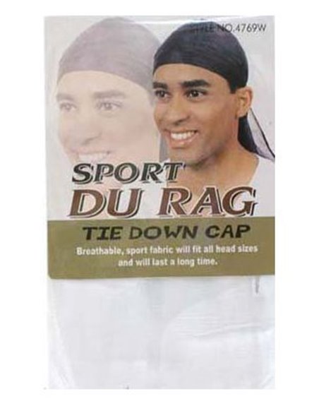 25 - Sport Du Rag, White - 12ct - Box:  - Loc: J4