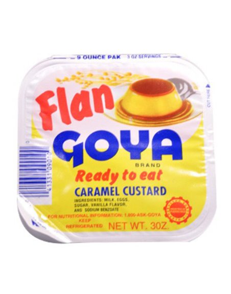 15456 - Goya Flan ( Caramel Custard ) - 3 oz. - Box:  - Loc: NV-10