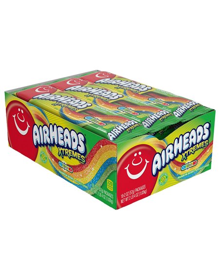 611 - Air Heads Xtremes Rainbow Berry - 18ct - Box:  - Loc: L11