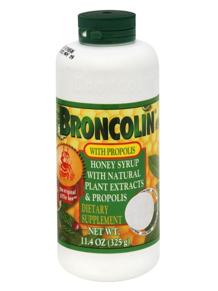 4614 - Broncolin With Propolis - 11.4 fl. oz. - Box:  - Loc: K3