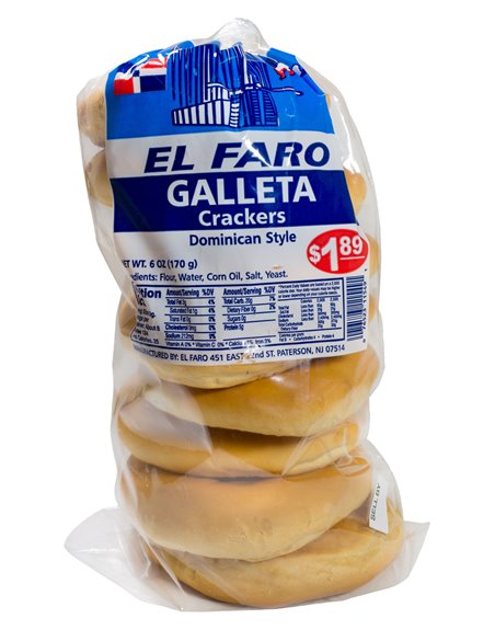 16060 - El Faro Galleta Original (Regular Crackers) - 6oz. (Case of 12) - Box:  - Loc: Q2