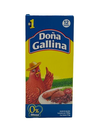16248 - Doña Gallina, 132g - 12 Cubos - Box:  - Loc: N2