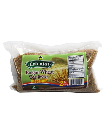 16262 - Colonial Bulgur Wheat - 32 oz. ( 2 lb. ). (Case of 12) - Box:  - Loc: H1