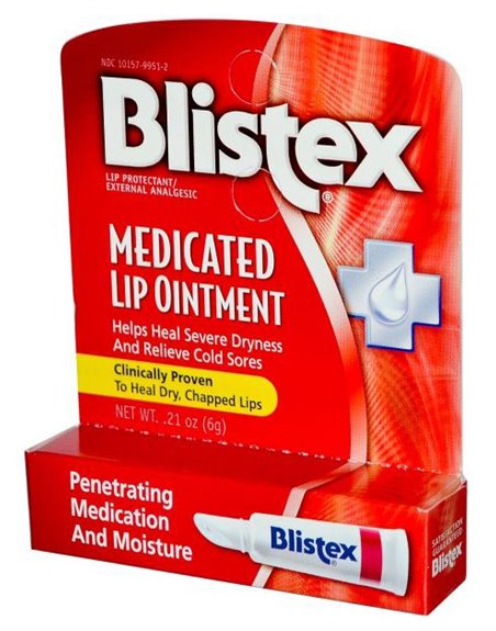 16268 - Blistex Medicated Lip Ointment ( Red ) - Box:  - Loc: K1