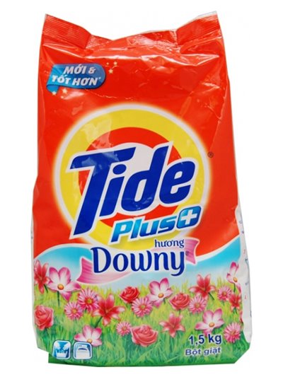 15145 - Tide Powder Detergent W/Downy - 1.5Kg (Case of 8) - Box:  - Loc: A3