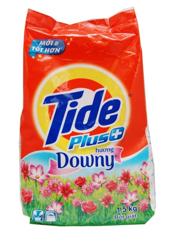 15145 - Tide Powder Detergent W/Downy - 1.5Kg (Case of 8) - Box:  - Loc: A3