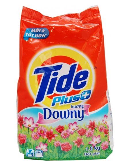 15145 - Tide Powder Detergent W/Downy - 1.5Kg (Case of 8) - Box:  - Loc: A3