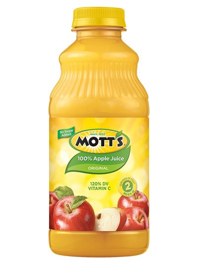 16341 - Mott's Apple Juice - 32 fl. oz. (12 Pack) - Box:  - Loc: F10