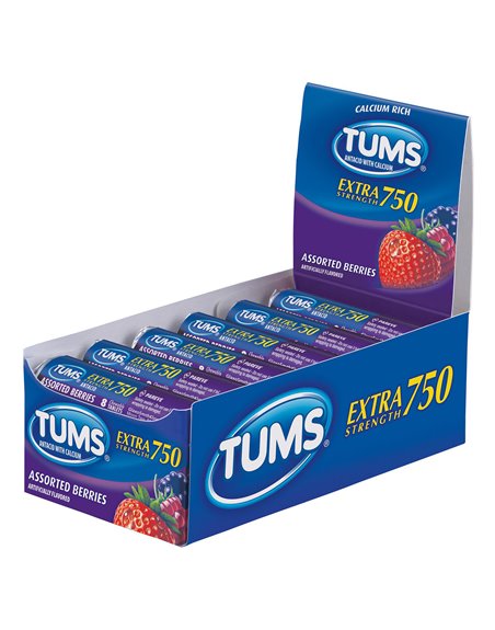 16373 - Tums Assorted Berries - 12ct - Box:  - Loc: M11