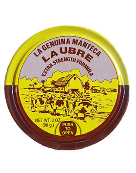 5142 - La Genuina Manteca La Ubre ( Can ) - 3 oz. (Case of 12) - Box:  - Loc: J0