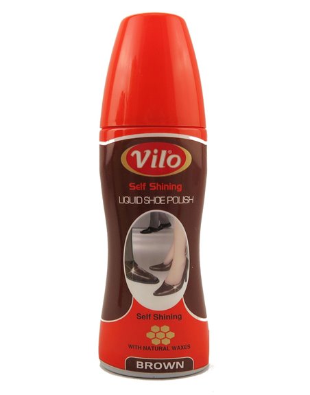 16475 - Vilo Liquid Shoe Polish Brown, 80ml - Box:  - Loc: 31M