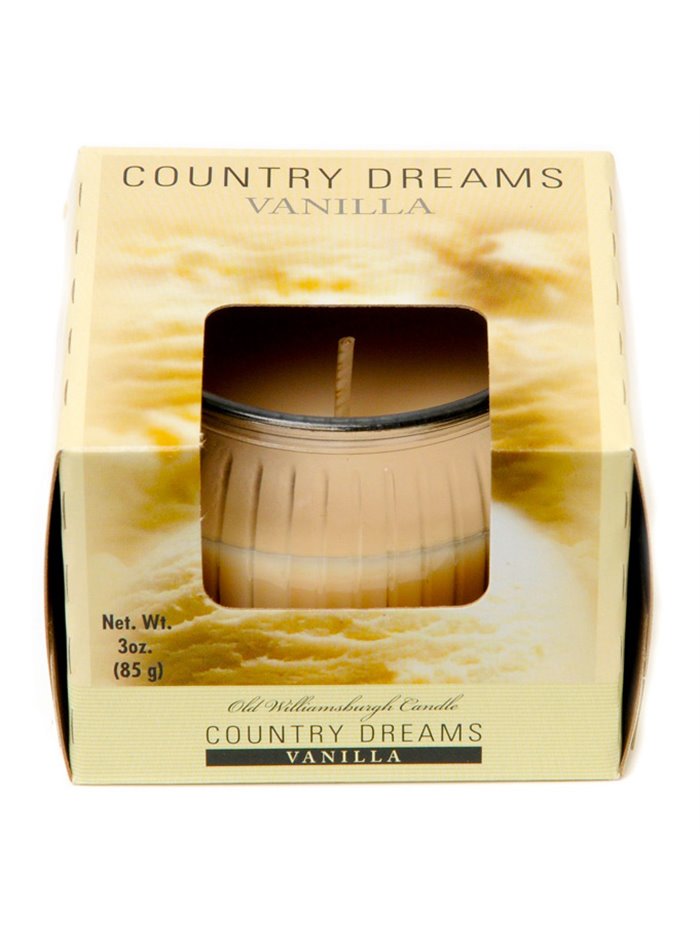 8569 - Aroma Candle Jar, Vanilla Bean  - 3 oz. (Case of 8) - Box:  - Loc: H13