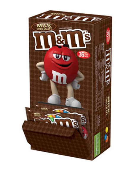 16596 - M&M's Milk Chocolate - 36ct - Box:  - Loc: M5