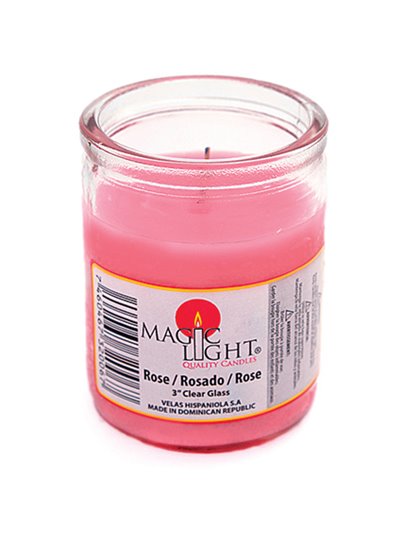 16894 - Magic Light 50 Hrs Candle 3" Pink - 24 Count - Box:  - Loc: H13