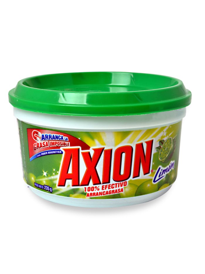 16906 - Axion 100% Effective Lemon ( Green ) - 235g. (Case of 48) - Box:  - Loc: D6