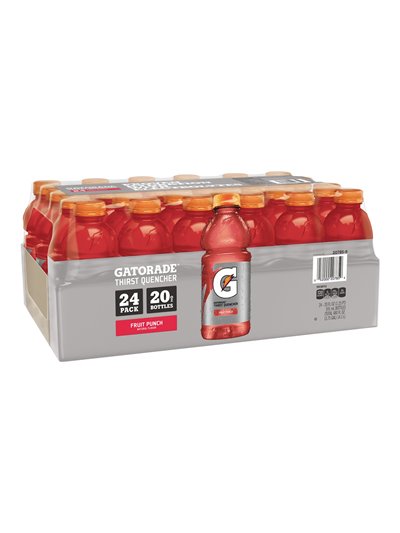 16947 - Gatorade Fruit Punch - 20 fl. oz. (24 Pack) - Box:  - Loc: E12