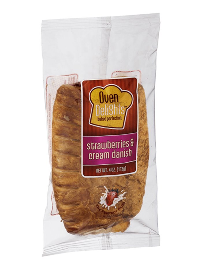 16952 - Oven Delights Strawberry Cream - 4 oz. (6 Pack) - Box:  - Loc: 11P
