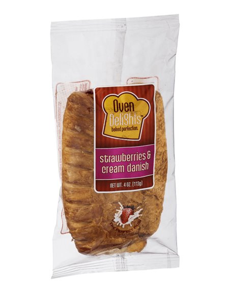 16952 - Oven Delights Strawberry Cream - 4 oz. (6 Pack) - Box:  - Loc: 11P