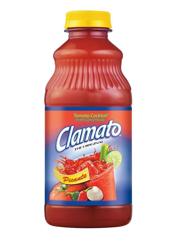 17059 - Clamato Tomato Cocktail, Picante - 32 fl. oz. (12 Pack) - Box:  - Loc: E5