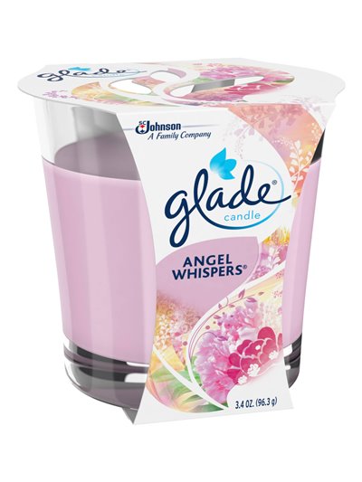 17075 - Glade Candle Angel Whispers - 3.4 oz. (Case of 6) - Box:  - Loc: I5